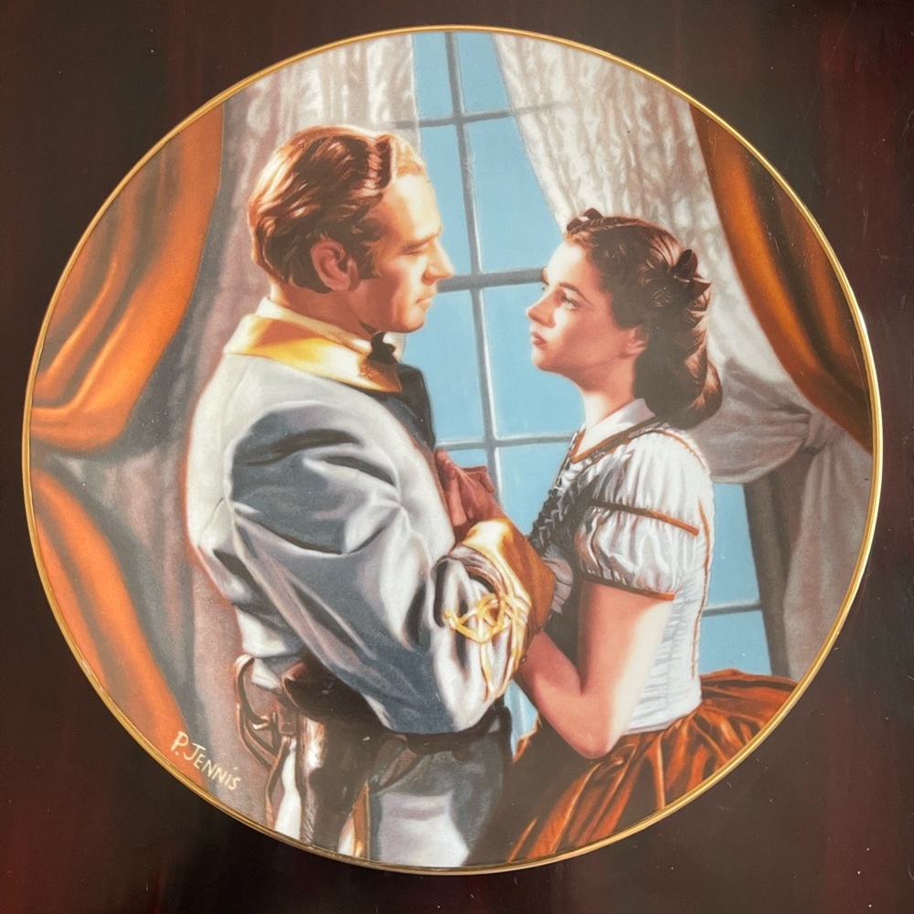 Gone With The Wind The Fond Farewell Collectible 1992 Plate 8”